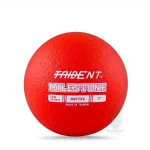 Trident Milestone Softee Low Bounce Foam Ball – Red (7″)