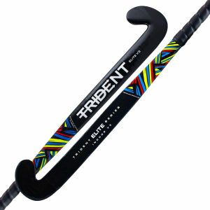Trident Elite V3 Wooden Hockey Stick – Indoor (Black)