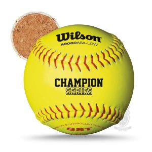 Wilson A9060 Leather Softball – Cork (ASA Certified)