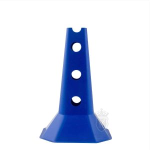 Trident 12″ Cone with Holes – Blue
