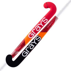 Grays GTI 2000 Ultrabow Indoor Composite Stick – Fluo Red