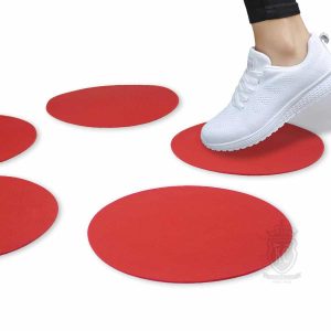 Trident Rubber Circle Marker – Red