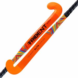 Trident Elite V3 Wooden Hockey Stick (Orange)