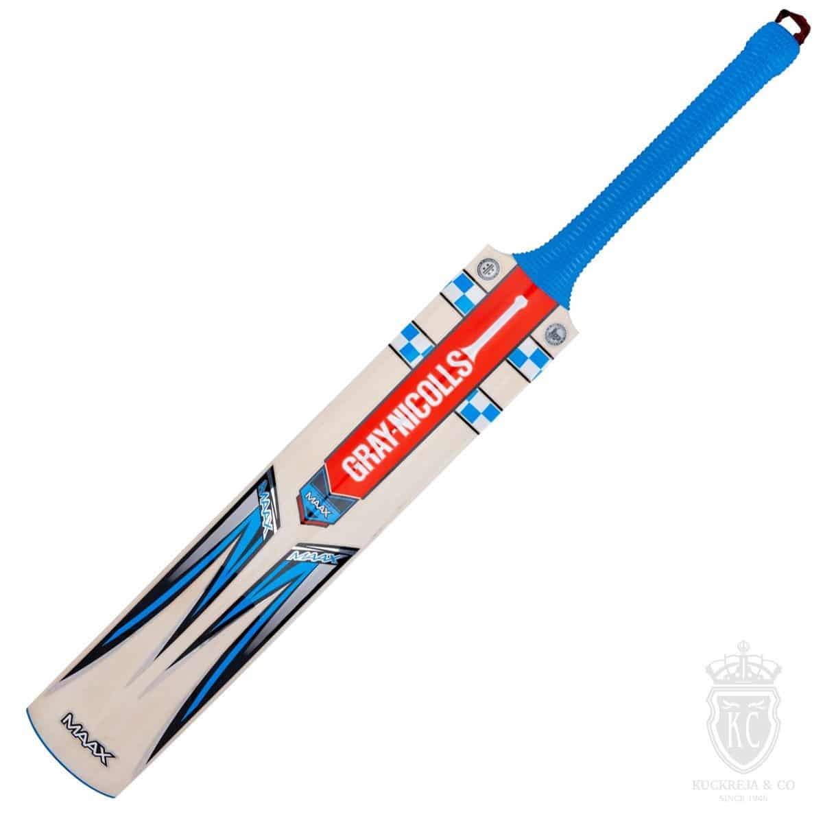 Gray Nicolls Maax Blue Cricket Bat – 200 (English Willow) - Skoolah