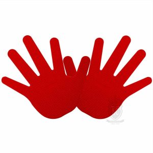 Trident Rubber Hand Markers – Red
