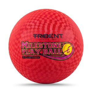 Trident Milestone Playground Ball – Red (8.5″)