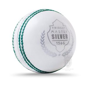 Trident Master Silver Cricket Ball – Senior (White)
