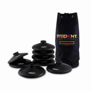 Trident 25mm Crossbar Rubber Base – 1kg (Set of 8)