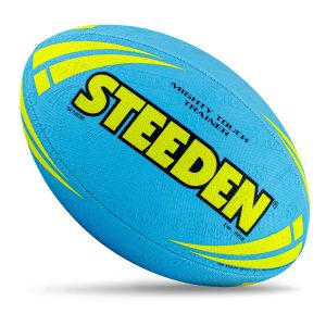 Steeden Mighty Touch Rugby Ball – Sky Blue