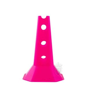 Trident 12″ Cone with Holes – Pink