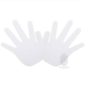 Trident Rubber Hand Markers – White