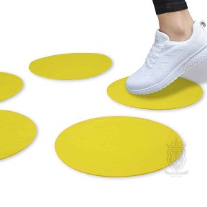 Trident Rubber Circle Marker – Yellow