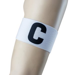 Trident Deluxe Captain Armband – White (Senior, Junior)