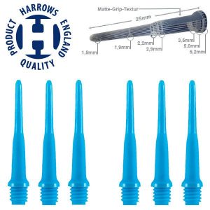 Harrows Pro Tip Softips – Aqua