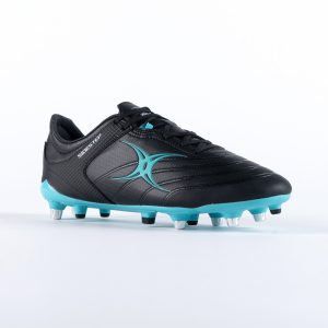 Gilbert Sidestep X15 Rugby Boots – 6 Stud (Aqua)