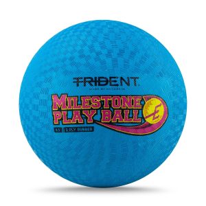 Trident Milestone Playground Ball – Blue (8.5″)