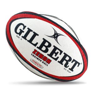 Gilbert Zenon Rugby Ball – Red (Size 5, 4, 3)