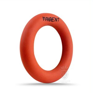 Trident Rubber Ring / Quoits – Orange (165mm)