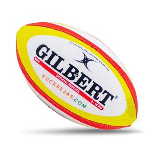 Gilbert Mini Rugby Ball – Red/Yellow