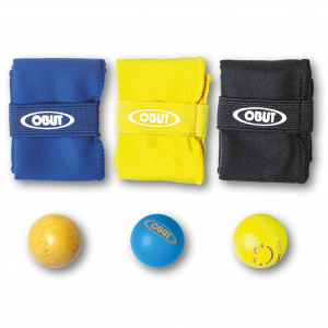 Obut Petanque 3 Cloth + 3 Jack Set