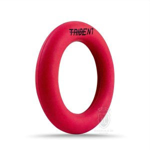 Trident Rubber Ring / Quoits – Red (165mm)
