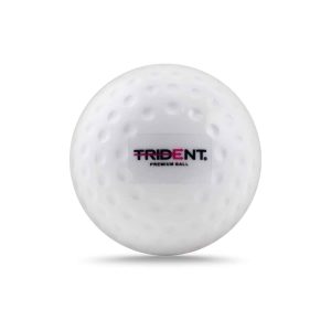 Trident Premium Dimple Hockey Ball – White