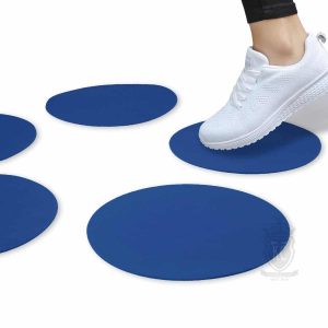 Trident Rubber Circle Marker – Blue