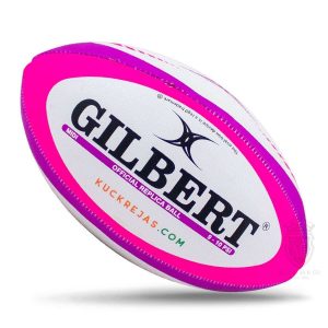 Gilbert Midi Rugby Ball – Pink/Purple