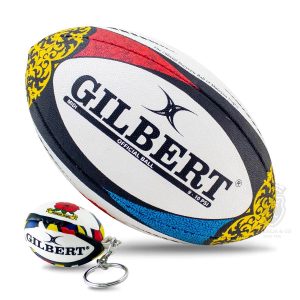 Gilbert Midi Songket + Keyring Bundle – Souvenir Ball of Malaysia Rugby