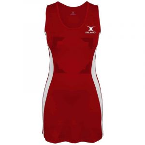 Gilbert Eclipse Netball Dress – Red
