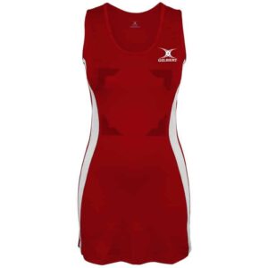 Gilbert Eclipse Netball Dress – Red