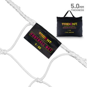 Trident T-50 Braided Football Net (White)