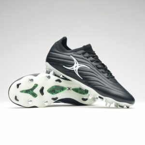 Gilbert Icon X Rugby Boots – 6 Studs (Black)