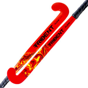 Trident Flow Junior Wooden Hockey Stick – Red (34″)