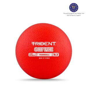 Trident Milestone Softee Low Bounce Foam Ball – Red (6.3″)