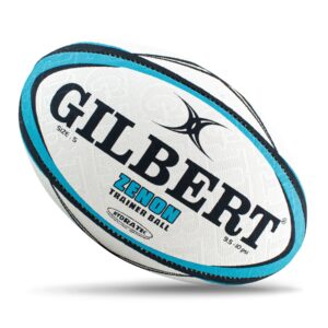 Gilbert Zenon Rugby Ball – Teal (Size 5, 4, 3)