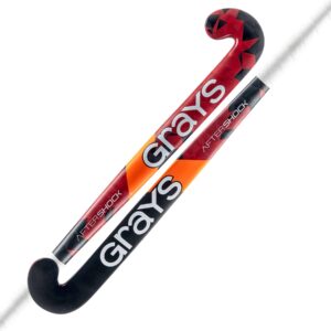 Grays Aftershock Ultrabow Wooden Hockey Stick – Red
