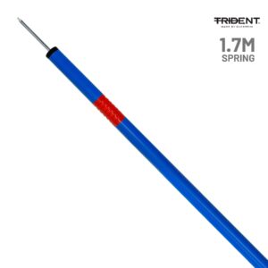 Trident Slalom Pole with Spring – Blue