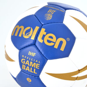 Handball H3X5001-BW Hand-Stitched PU Leather S3 IHF Approved
