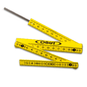 Obut Petanque Folding Ruler – Yellow