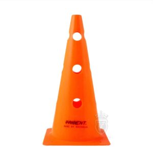 Trident 15″ Cone with Holes – Orange