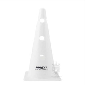 Trident 15″ Cone with Holes – White