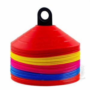 Trident Premium Disco Cone Set – 40 Pieces (Multicolour)