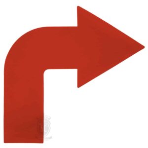 Trident Rubber Corner Marker – Red