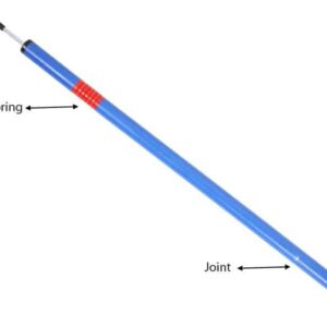 Trident Two-Piece Slalom Pole with Spring – Blue