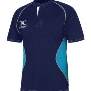 Gilbert Xact V2 Shirt – Navy/Sky – Size S
