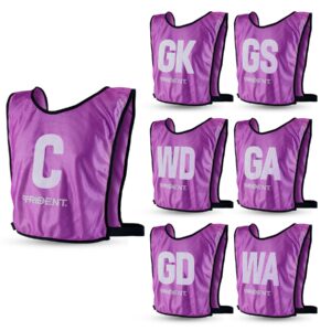 Trident Netball Bibs Set – Purple (Senior, Junior)