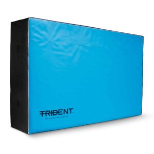 Trident High Jump Landing Mat – 10′ x 6′ x 24″ (Blue/Black)