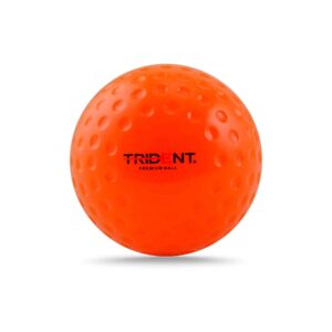 Trident Premium Dimple Hockey Ball – Orange