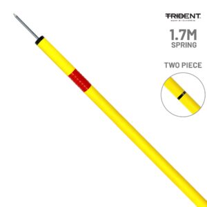 Trident Two-Piece Slalom Pole with Spring – Yellow